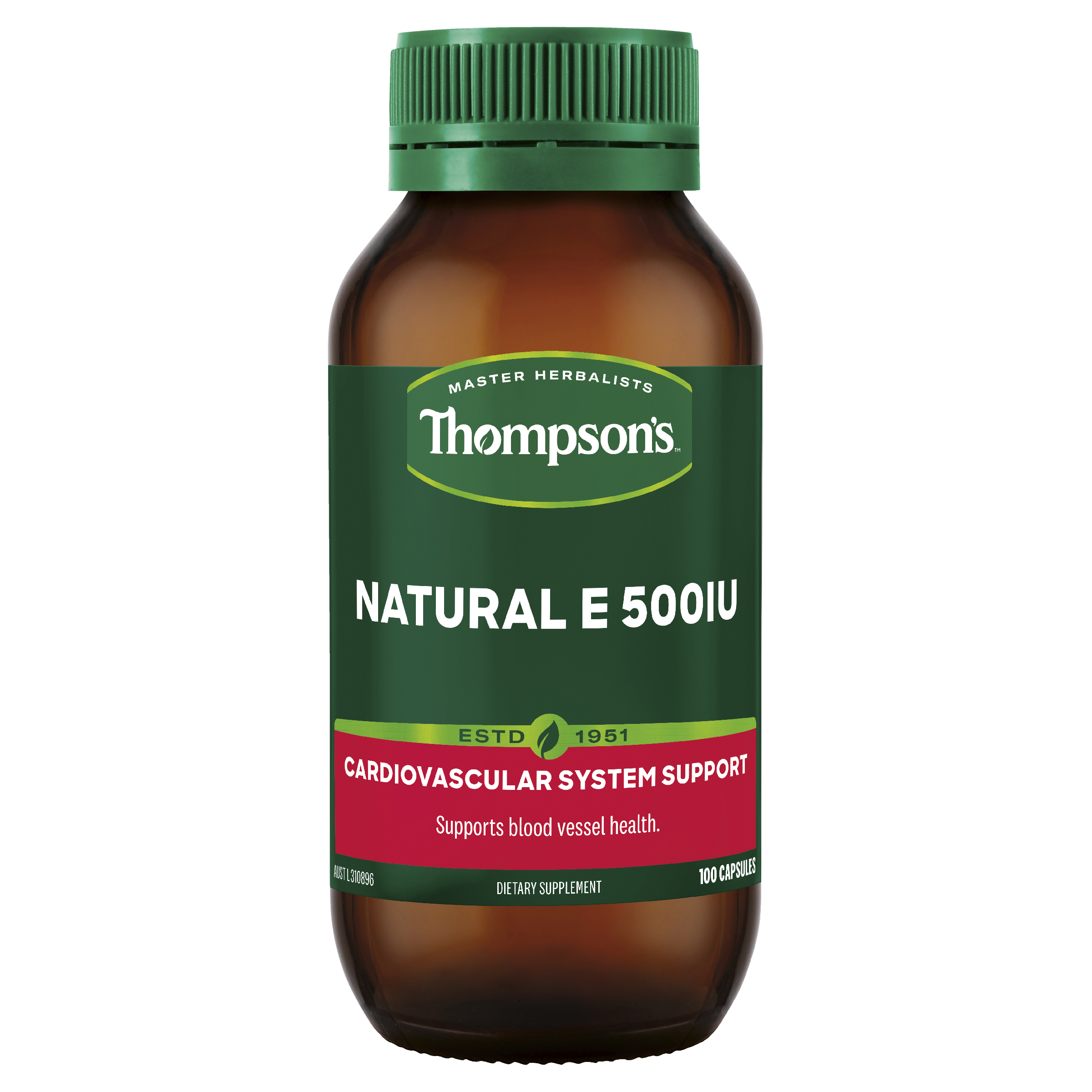 Thompsons Vitamin E 500iu 100 Capsules